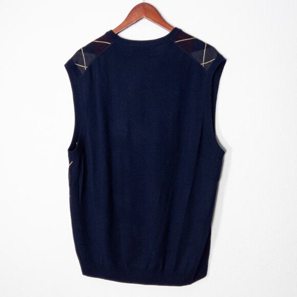 Brooks Brothers Men’s Sweater Vest Old Money Preppy Heritage Argyle Knit XL - Picture 2 of 7